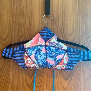 Maaji Van Gogh Mornings High Neck Bikini Top Reversible
